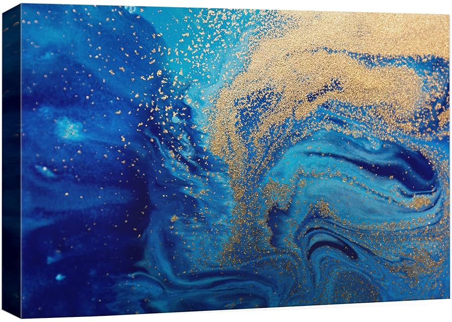 Amazon.co.jp: NWT キャンバスウォールアート 美しい石の絵